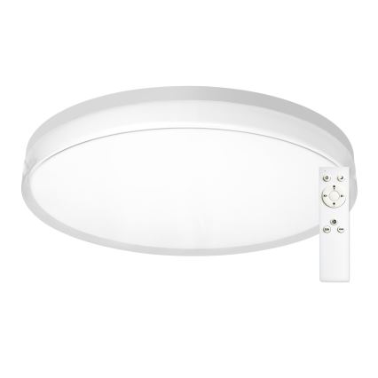 Top Light - LED Stmívatelné koupelnové stropní svítidlo NEXUS LED/45W/230V 3000-6500K IP44 pr. 38 cm bílá + dálkové ovládání