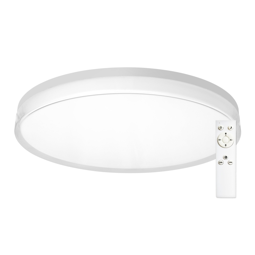 Top Light - LED Stmívatelné koupelnové stropní svítidlo NEXUS LED/55W/230V 3000-6500K IP44 pr. 48 cm bílá + dálkové ovládání