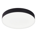 Top Light - LED Koupelnové stropní svítidlo SPIRIT LED/24W/230V 3000/4000/6500K IP44 pr. 30 cm černá