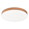 Top Light - LED Koupelnové stropní svítidlo SPIRIT LED/36W/230V 3000/4000/6500K IP44 pr. 40 cm hnědá