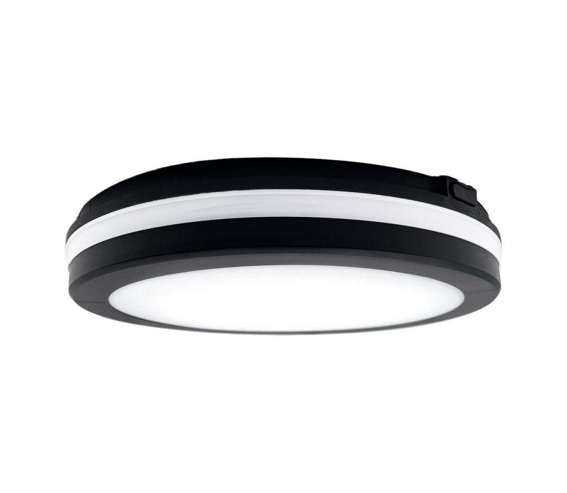 Top Light Top Light - LED Koupelnové svítidlo COMET LED/15W/230V IP54 pr. 20 cm černá TP1781