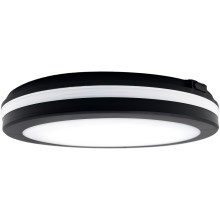 Top Light - LED Koupelnové svítidlo COMET LED/24W/230V 3000/4000/6500K IP54 pr. 30 cm černá