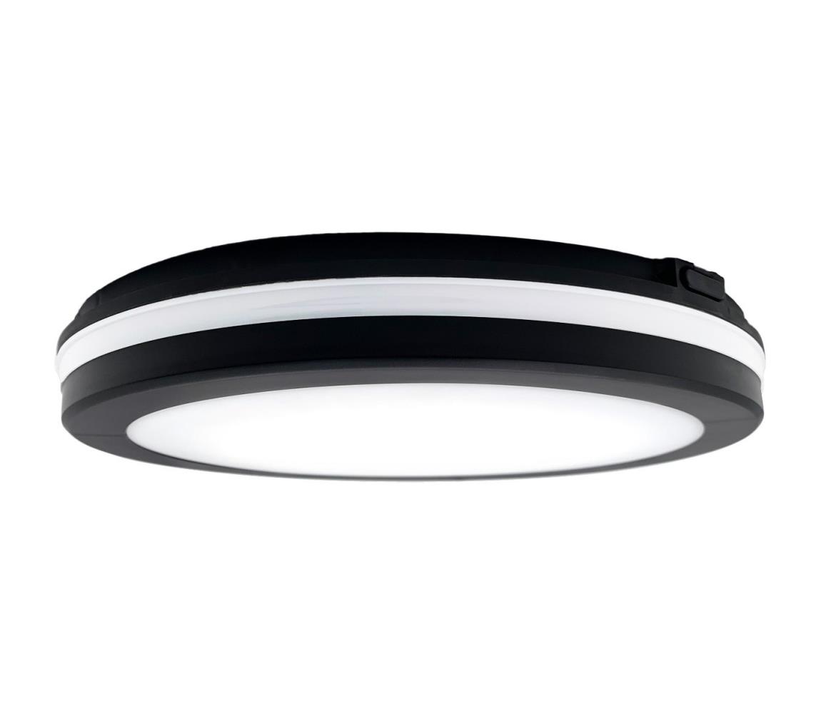 Top Light Top Light - LED Koupelnové svítidlo COMET LED/24W/230V IP54 pr. 30 cm černá TP1783
