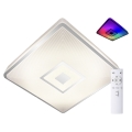Top Light - LED RGB Stmívatelné stropní svítidlo LED/24W/230V hranatý + dálkové ovládání