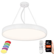 Top Light - LED RGB Stmívatelný lustr na lanku LED/60W/230V Wi-Fi Tuya bílá + dálkové ovládání