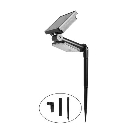 Top Light - LED Solární svítidlo se senzorem 3v1 ZENITH LED/10W/3,7V 3000/4000/6500K IP54 2400 mAh