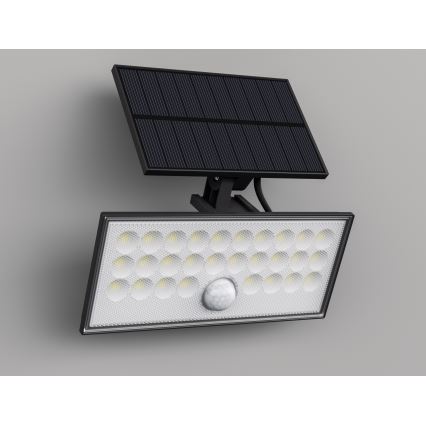 Top Light - LED Solární nástěnný reflektor se senzorem HELEON VARIO LED/8W/3,7V IP65 4000K 2200 mAh + dálkové ovládání