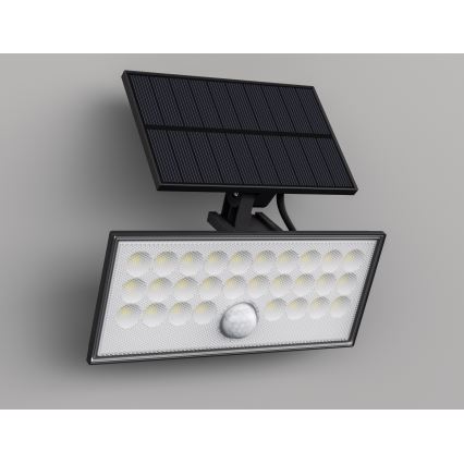 Top Light - LED Solární nástěnný reflektor se senzorem HELEON VARIO LED/8W/3,7V IP65 4000K + dálkové ovládání