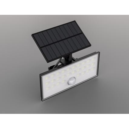 Top Light - LED Solární nástěnný reflektor se senzorem HELEON VARIO LED/8W/3,7V IP65 4000K 2200 mAh + dálkové ovládání