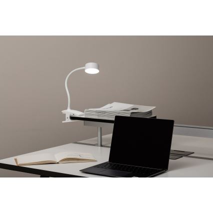 Top Light - LED Stmívatelná dotyková stolní lampa s klipem BELLA LED/4,8W/5V 3000-6500K bílá