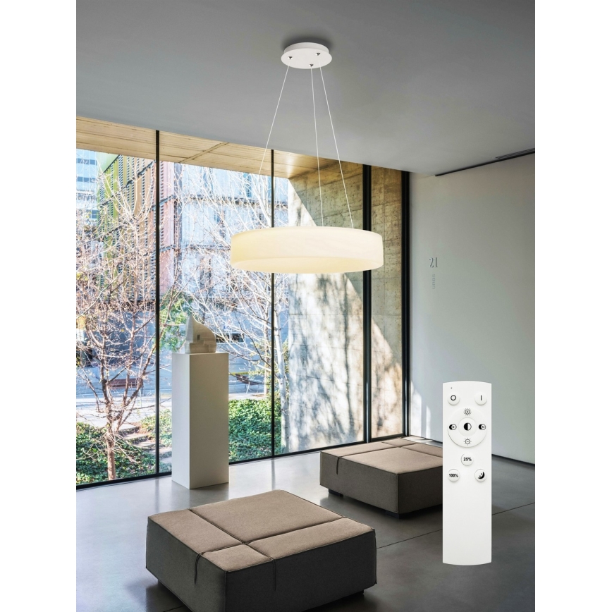 Top Light - LED Stmívatelný lustr na lanku HALO LED/40W/230V 3000-6500K pr. 44 cm + dálkové ovládání
