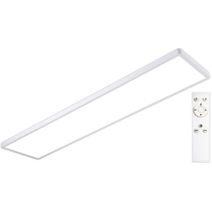 Top Light - LED Stmívatelný přisazený panel REVIT LED/70W/230V 3000-6500K 120x30 cm bílá + dálkové ovládání