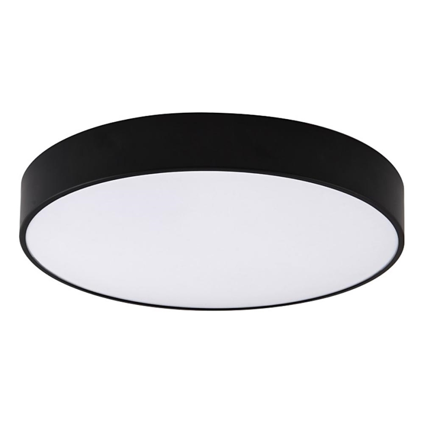 Top Light - LED Stmívatelné koupelnové stropní svítidlo PETAL LED/48W/230V IP44 3000-6500K pr. 48 cm černá + dálkové ovládání