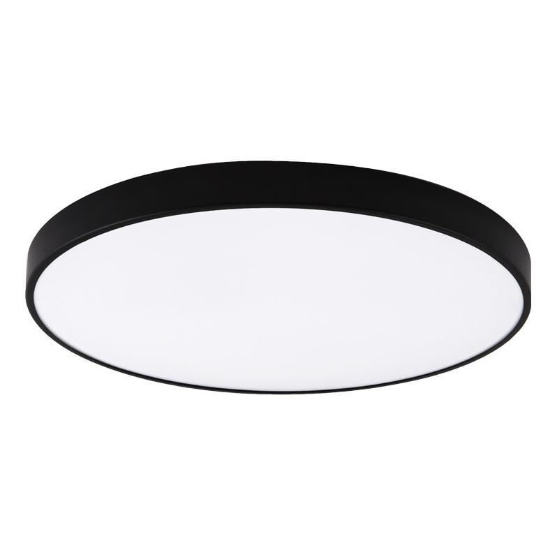 Top Light - LED Stmívatelné koupelnové stropní svítidlo PETAL LED/60W/230V 3000-6500K IP44 pr. 59 cm černá + dálkové ovládání