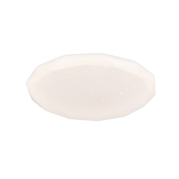 Top Light - LED Stmívatelné koupelnové stropní svítidlo SPARKLE LED/60W/230V 3000-6500K IP44 pr. 49 cm bílá + dálkové ovládání