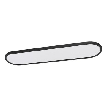 Top Light - LED Stmívatelné stropní přisazené závěsné svítidlo OVAL LED/36W/230V 3000-6500K černá + dálkové ovládání