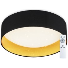 Top Light - LED Stmívatelné stropní svítidlo LED/24W/230V + dálkové ovládání černá