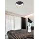 Top Light - LED Stmívatelné stropní svítidlo APOLO LED/45W/230V černá + dálkové ovládání