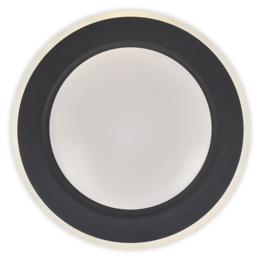 Top Light - LED Stmívatelné stropní svítidlo NORMAN LED/60W/230V pr. 49 cm černá + dálkové ovládání