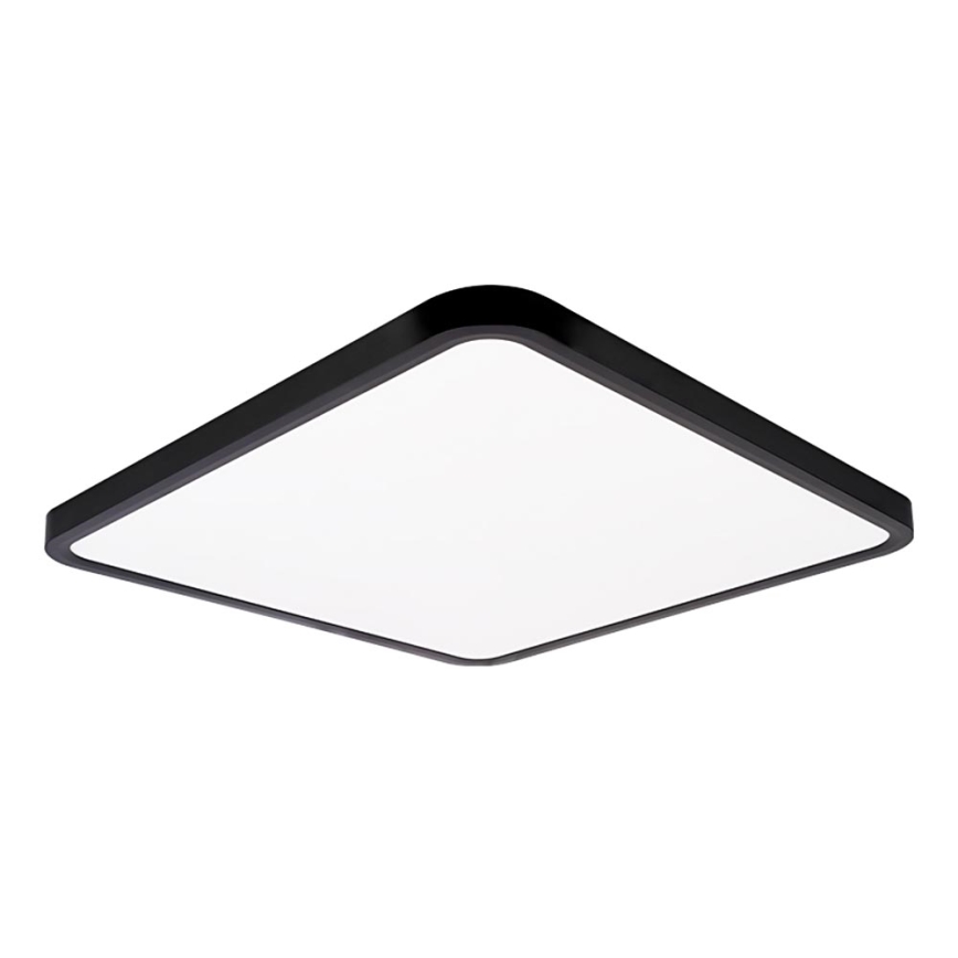 Top Light - LED Stmívatelné stropní svítidlo REVIT LED/50W/230V 3000-6500K 50x50 cm černá + dálkové ovládání