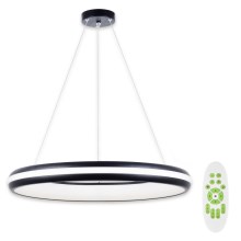 Top Light - LED Stmívatelný lustr na lanku FUTURA LED/60W/230V černá + dálkové ovládání