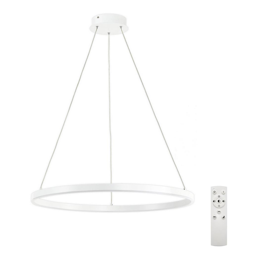 Top Light - LED Stmívatelný lustr na lanku SATURN LED/30W/230V 3000-6500K bílá + dálkové ovládání