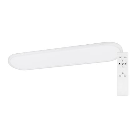 Top Light - LED Stmívatelné stropní přisazené závěsné svítidlo OVAL LED/36W/230V 3000-6500K bílá + dálkové ovládání
