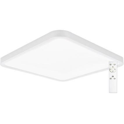 Top Light - LED Stmívatelné stropní svítidlo REVIT LED/36W/230V 3000-6500K 40x40 cm bílá + dálkové ovládání