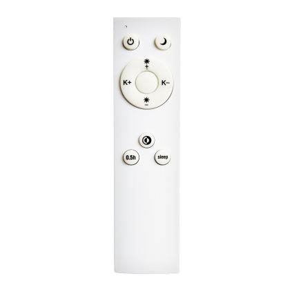 Top Light - LED Stmívatelné stropní svítidlo REVIT LED/50W/230V 3000-6500K 50x50 cm bílá + dálkové ovládání