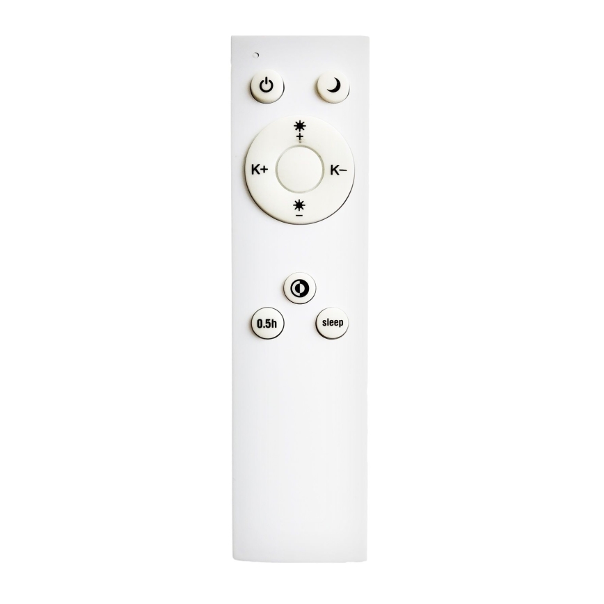 Top Light - LED Stmívatelné stropní svítidlo REVIT LED/50W/230V 3000-6500K 50x50 cm černá + dálkové ovládání