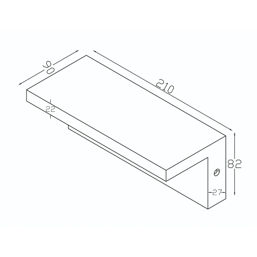 Top Light - LED Venkovní nástěnné svítidlo se senzorem pohybu ELON LED/10W/230V 3000/4000/6000K IP54 černá