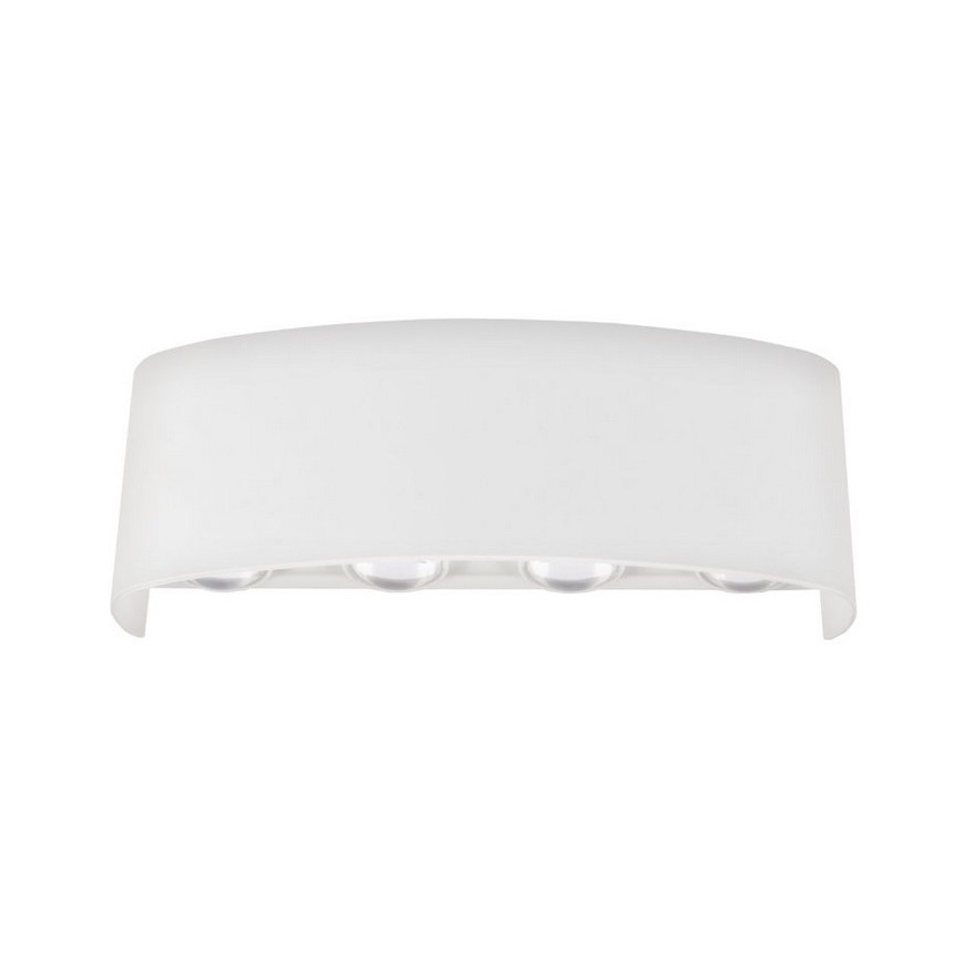 Top Light - LED Venkovní nástěnné svítidlo RAY B LED/8W/230V IP44 4000K bílá