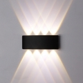 Top Light - LED Venkovní nástěnné svítidlo LED/8W/230V IP44 4000K černá
