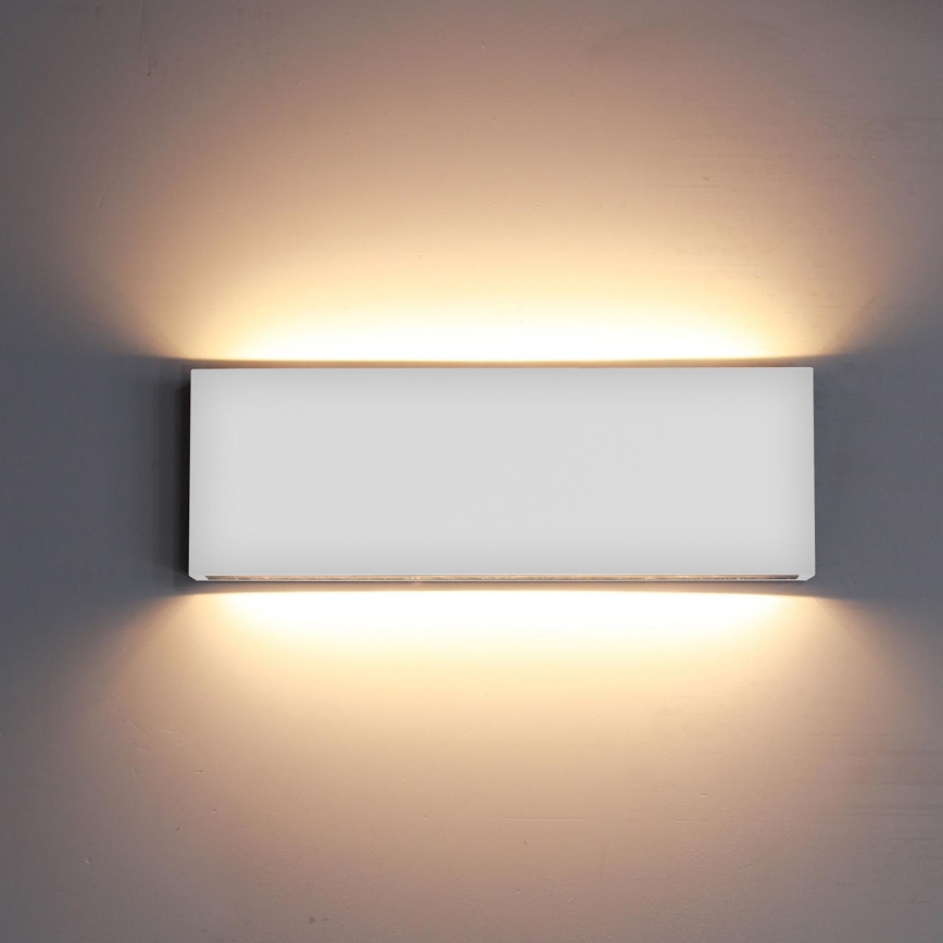 Top Light - LED Venkovní nástěnné svítidlo OBLIGO LED/12W/230V IP65 bílá