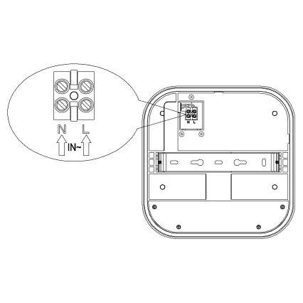Top Light - LED Venkovní nástěnné svítidlo se senzorem pohybu a soumraku BARI LED/20W/230V 4000K IP65