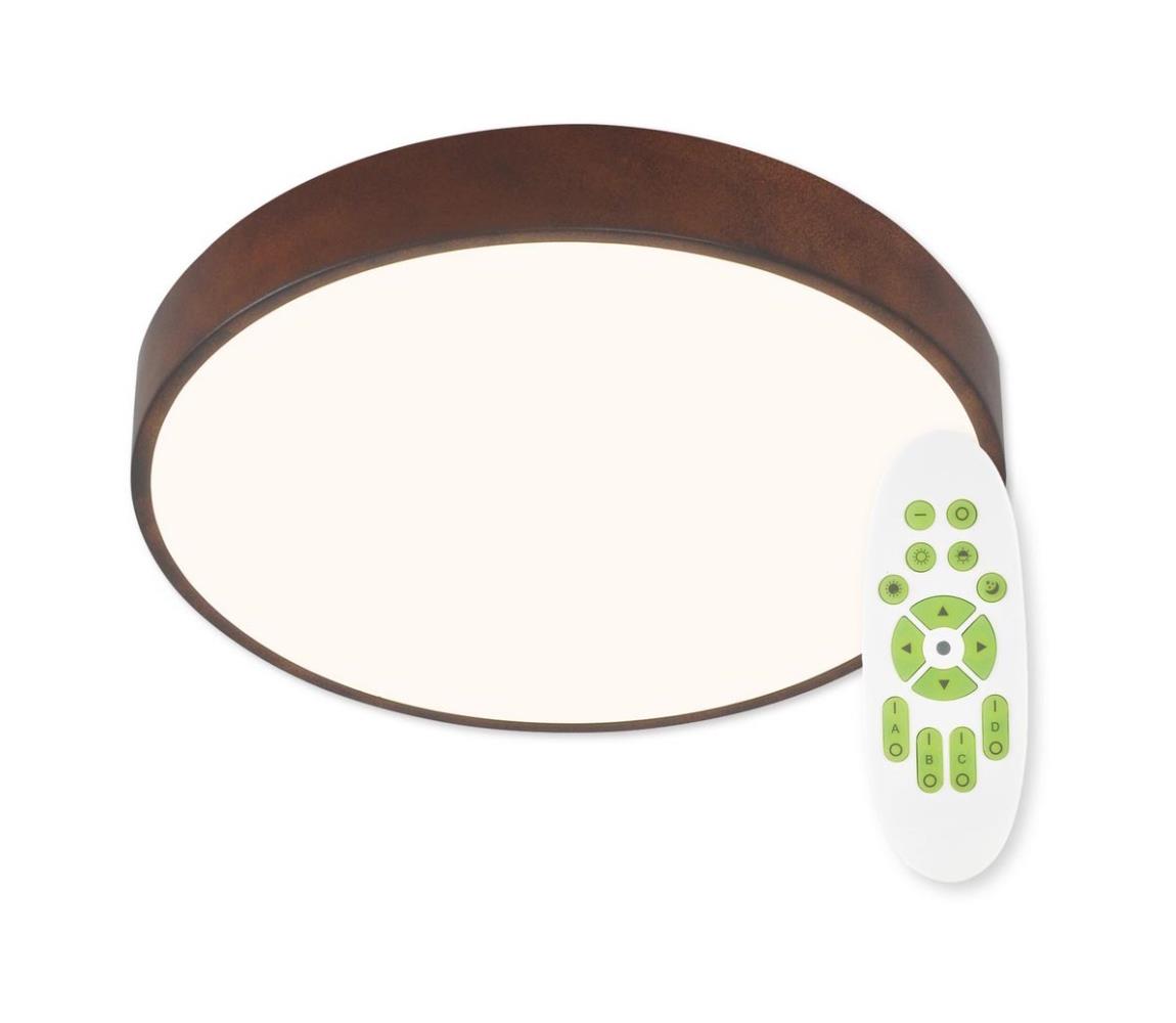 TOP LIGHT Top Light Metal 40CO RC-LED Stmívatelné stropní svítidlo LED/51W/230V + DO hnědá TP1616