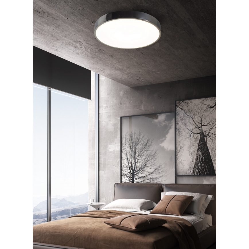 Top Light Metal 40CR RC - LED Stmívatelné stropní svítidlo METAL LED/51W/230V lesklý chrom + dálkové ovládání