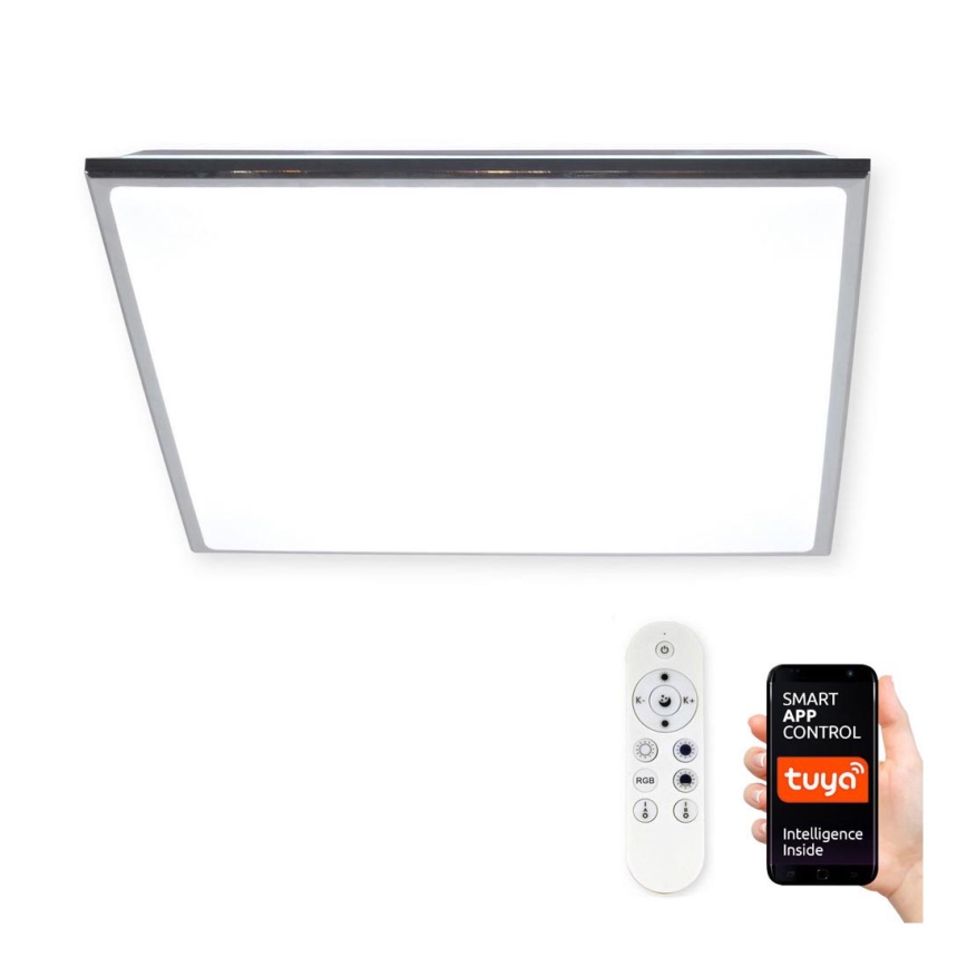 Top Light Silver H MAX SMART - LED RGB Stmívatelné stropní svítidlo SILVER LED/60W/230V Tuya + dálkové ovládání