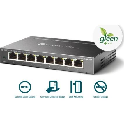TP-Link - 8portový gigabitový Easy Smart switch