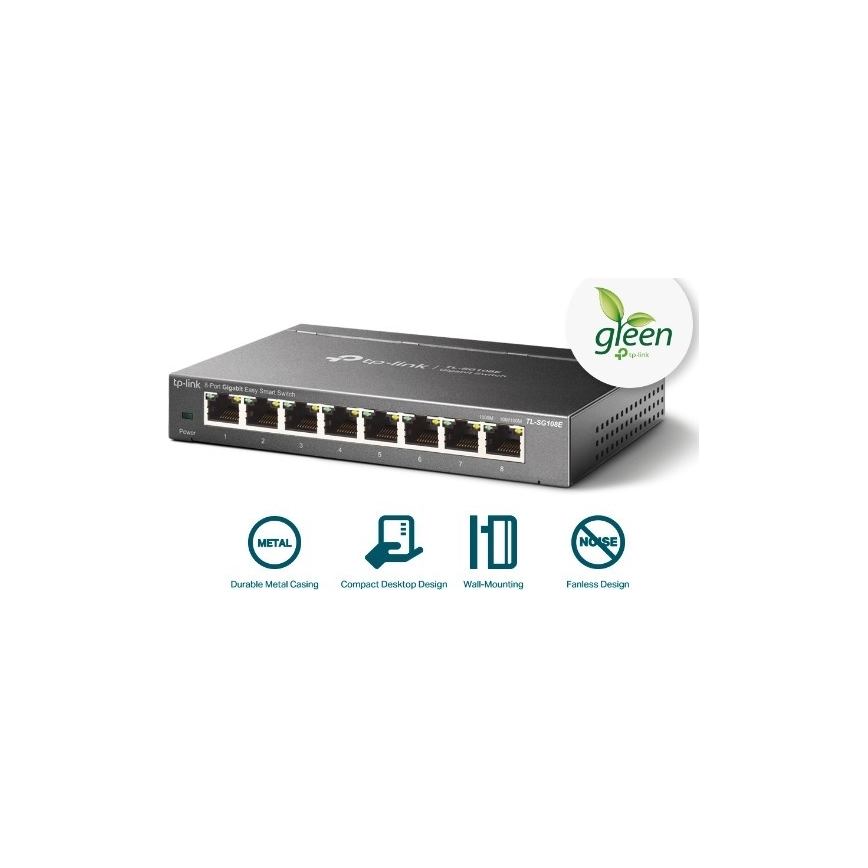 TP-Link - 8portový gigabitový Easy Smart switch