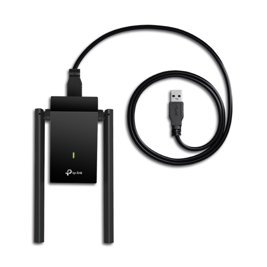 TP-Link - Bezdrátový USB síťový adaptér s anténami a vysokým ziskem Archer T4U Plus Wi-Fi