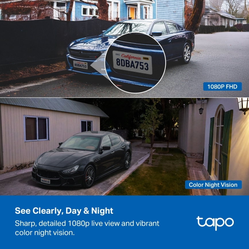 TP-Link - Chytrá solární kamera 5200 mAh 5V IP65