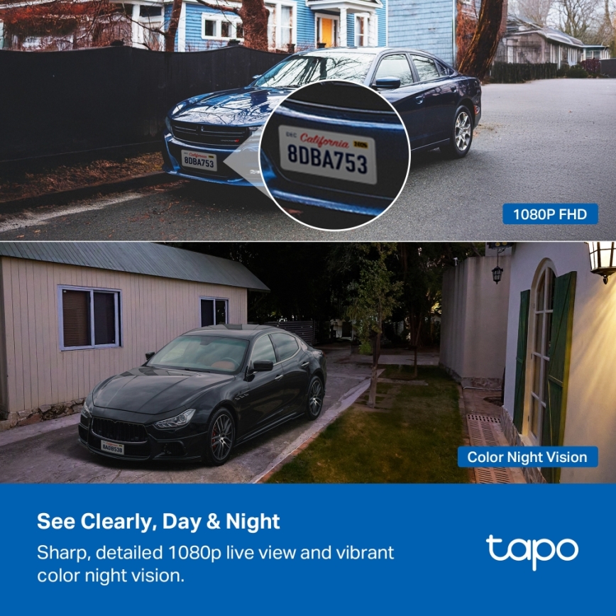 TP-Link - Chytrá venkovní kamera IP65 5V Wi-Fi