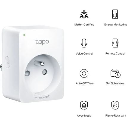 TP-Link - Chytrá zásuvka E MATTER 3680W Wi-Fi