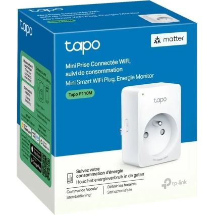 TP-Link - Chytrá zásuvka E MATTER 3680W Wi-Fi