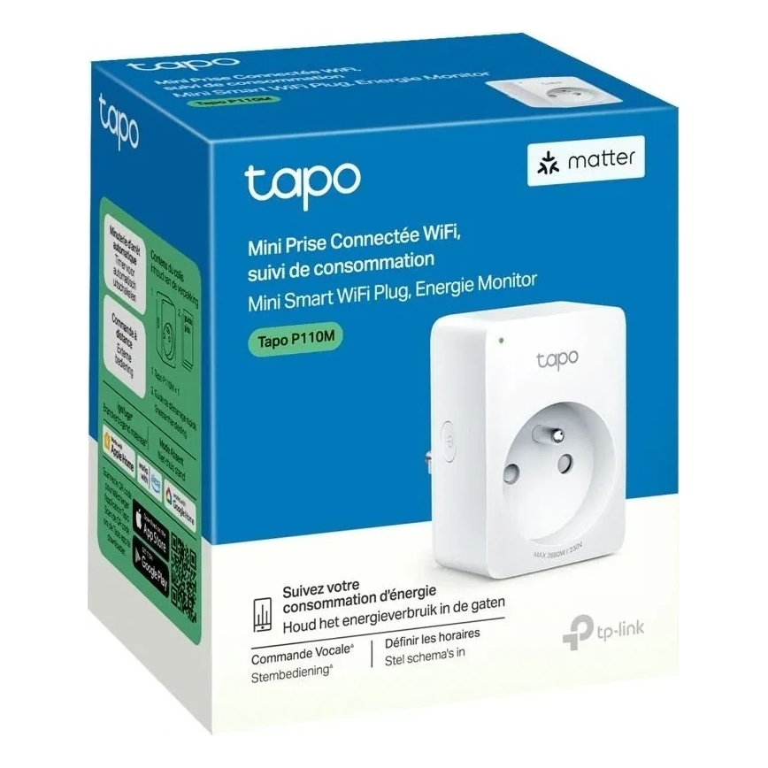 TP-Link - Chytrá zásuvka E MATTER 3690W Wi-Fi
