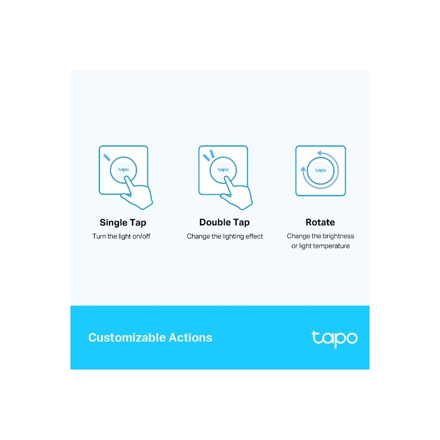 TP-Link - Chytrý dotykový stmívač 1xCR2032 Wi-Fi