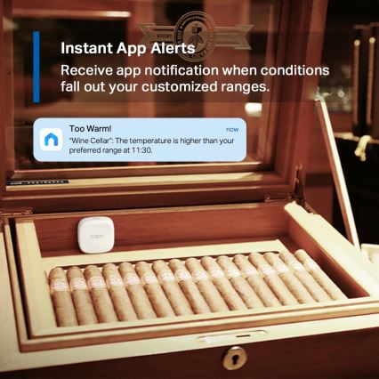 TP-Link - Chytrý senzor pro měření teploty a vlhkosti 1xCR2450