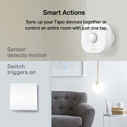 TP-Link - Chytrý světelný vypínač 2xAAA Wi-Fi