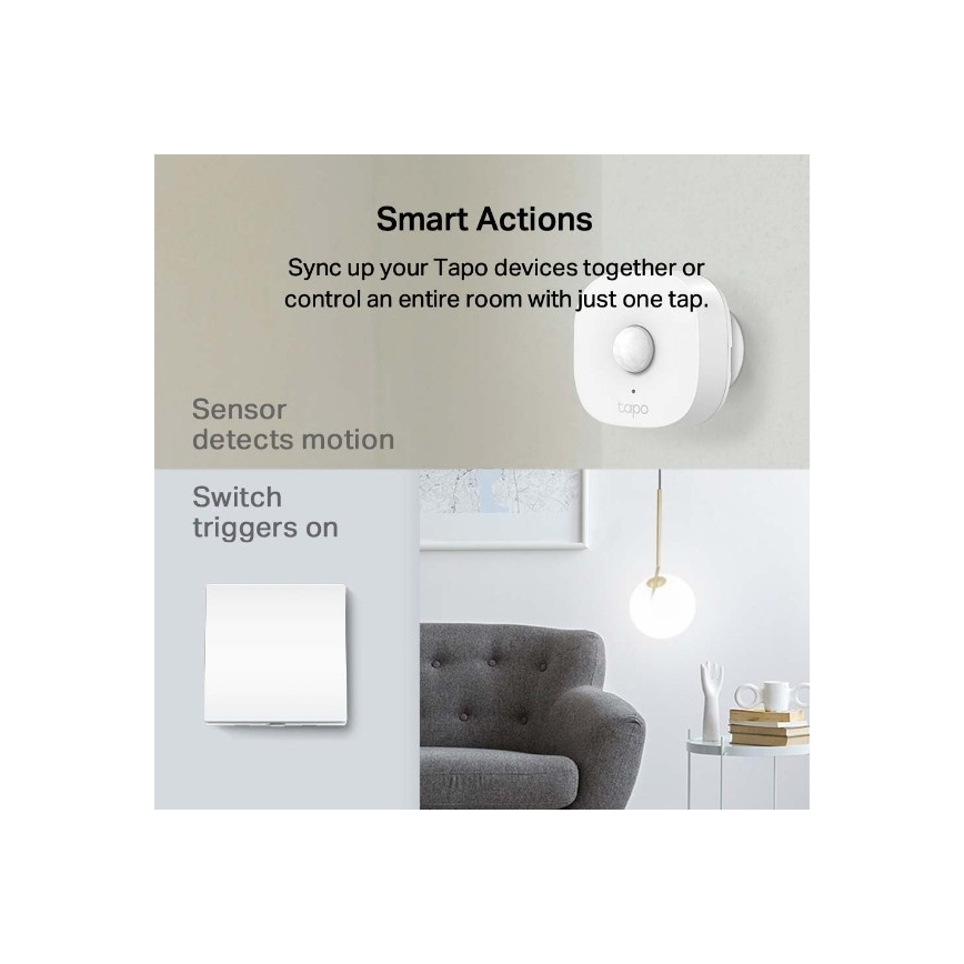 TP-Link - Chytrý světelný vypínač 2xAAA Wi-Fi